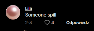 Someone spill