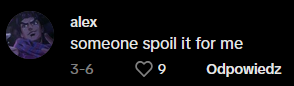 someone spoil it for me